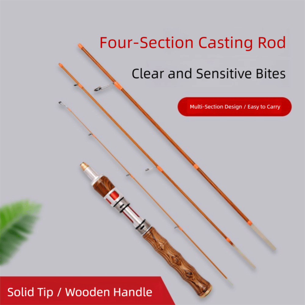 Fishing Rod Spinning - Высокое качество, 4 секции, спиннинговая удочка,