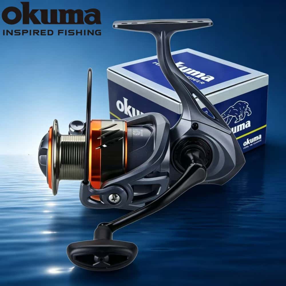 Abu Garcia Reel Max - Спиннинговая катушка Okuma с 3+1 подшипниками,