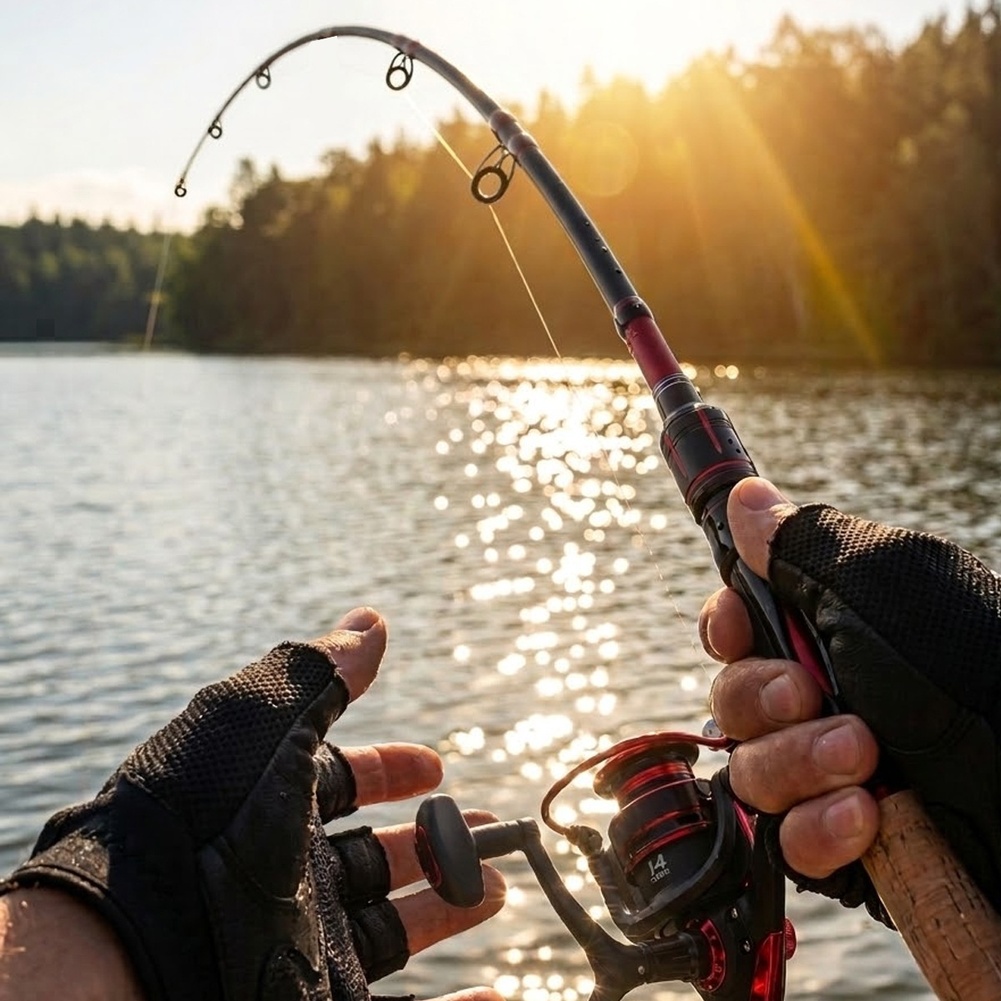 Ультралегкое карбоновое удилищ – обзор и цена Fishing Rod Combo
